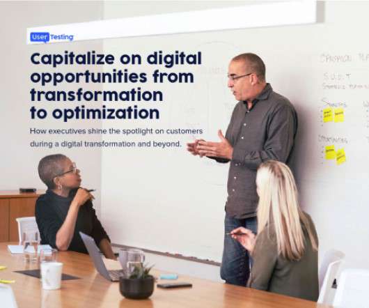 Capitalize on Digital Opportunities: From Transformation to Optimization